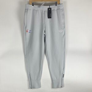 RUDIS X The Daul Hive Performance Joggers Beige Wrestling Training Pants SZ XL